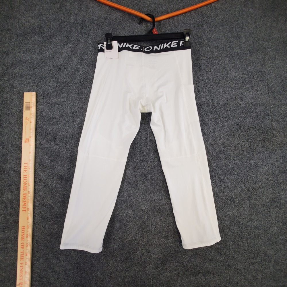 Nike Leggings Boys XL Nike Pro DM8542-100 White Tight Fit Base Layer NEW - Picture 4 of 8